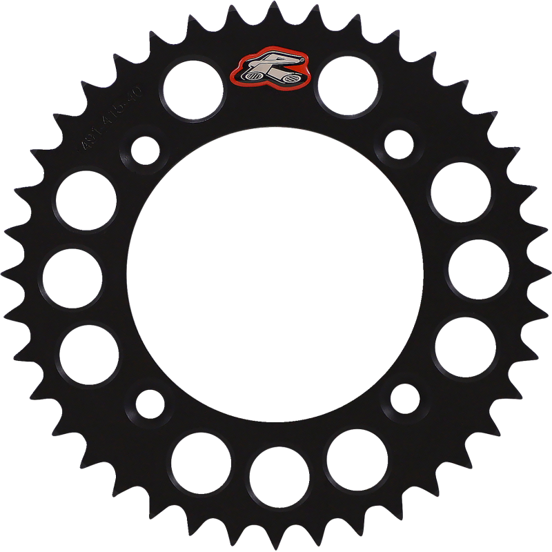 RENTHAL SPROCKET 491--415-40P Black Front - Driven Powersports