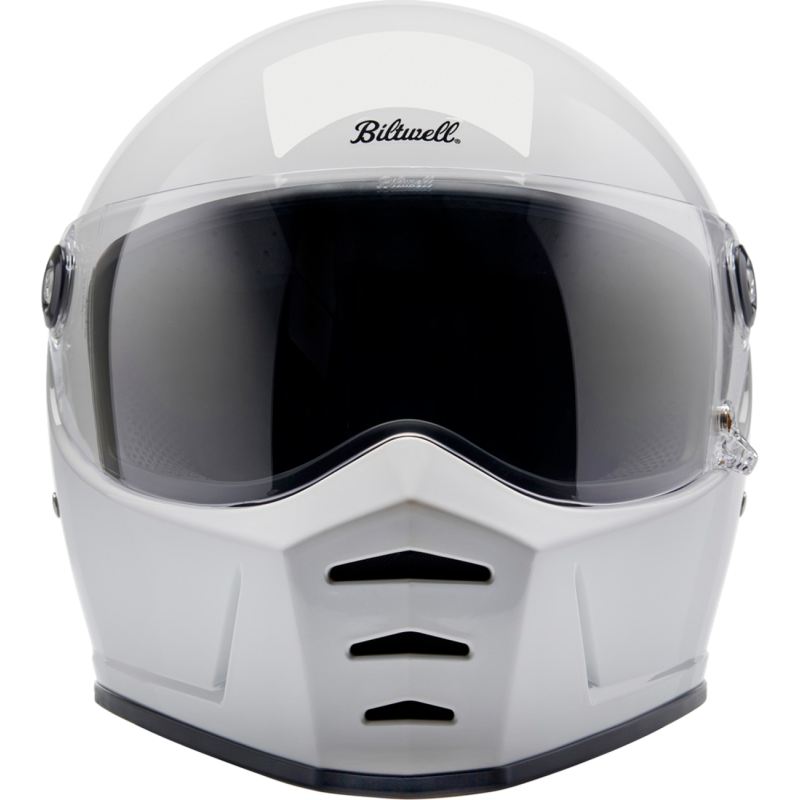 BILTWELL LANE SPLITTER ECE 22.06- GLOSS White Front - Driven Powersports