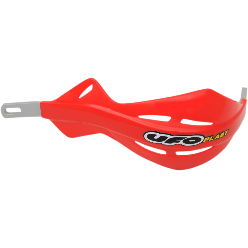 UFO ALU HANDGUARDS FOR 1-1/8 BARS 00RED Cream 3/4 Front - Driven Powersports