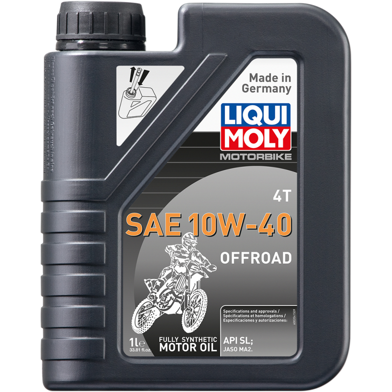 LIQUI MOLY (CS/6) OIL OFFROAD 4T 10W40 1L Front - Driven Powersports
