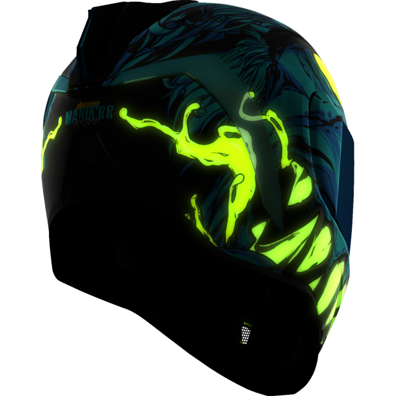 ICON HELMET AIRFORM MIPS MANIK'RR Light Blue Back - Driven Powersports