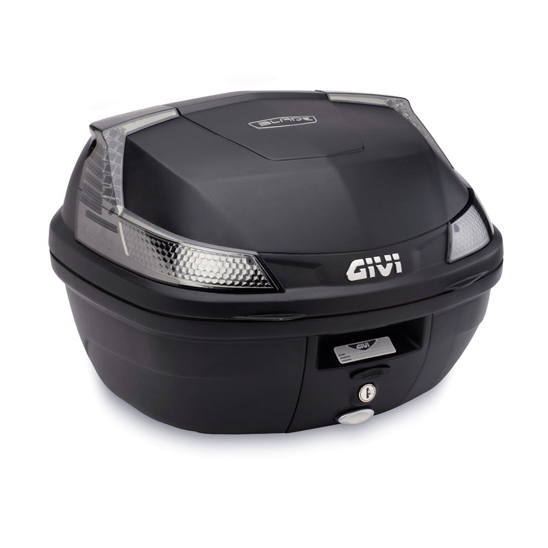 GIVI B37NT Blade Tech Monolock Motorcycle Top Case, Matte Black/Smoke