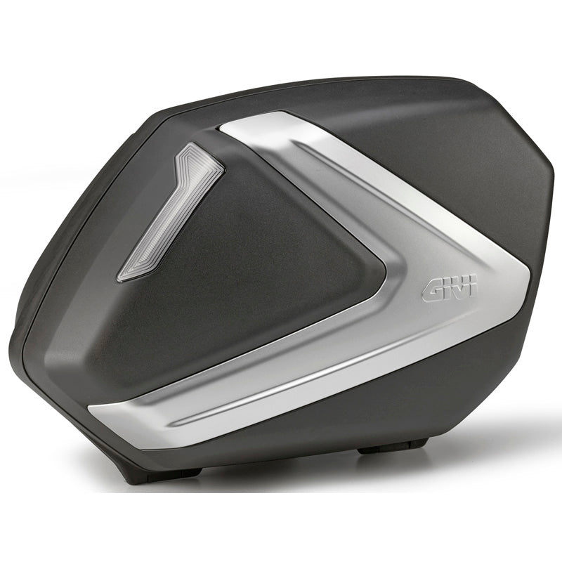 GIVI V37NT TECH MONOKEY SIDE BLACK/SILVER /2PCS Black - Driven Powersports