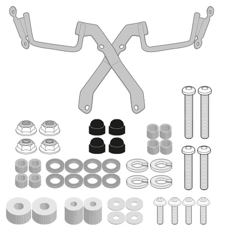 GIVI A3122A Windshield Mounting Kit for 3122S, fits Suzuki GSXS1000
