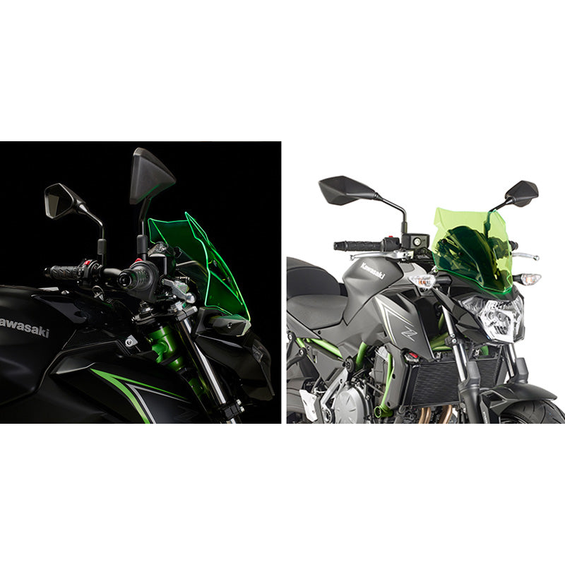 GIVI ICE GREEN WINDSCREEN KAWASAKI Z650 Lime - Driven Powersports