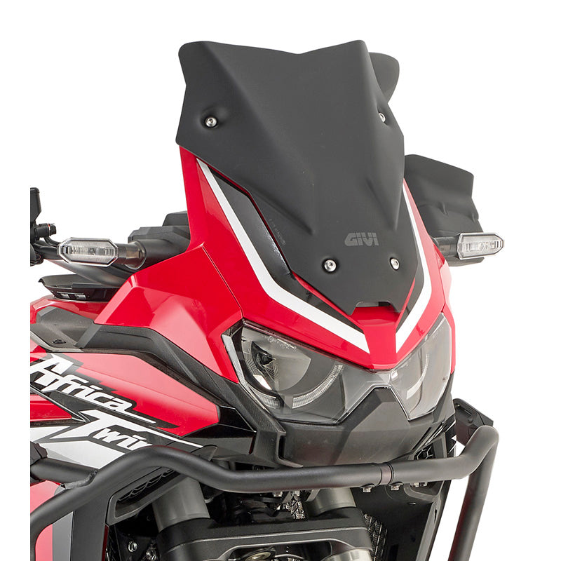 GIVI MATTE BLACK WINDSCREEN CRF1100L AFRICA TWIN Black - Driven Powersports