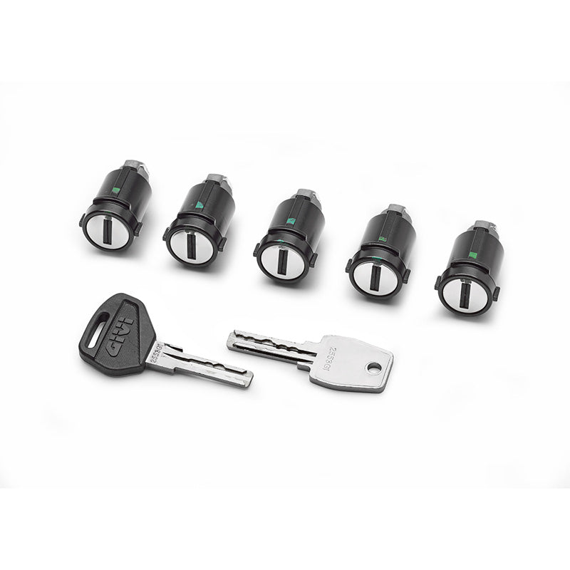 GIVI KIT OF SMART SECURITY LOCK FOR 5 CASES - Driven Powersports