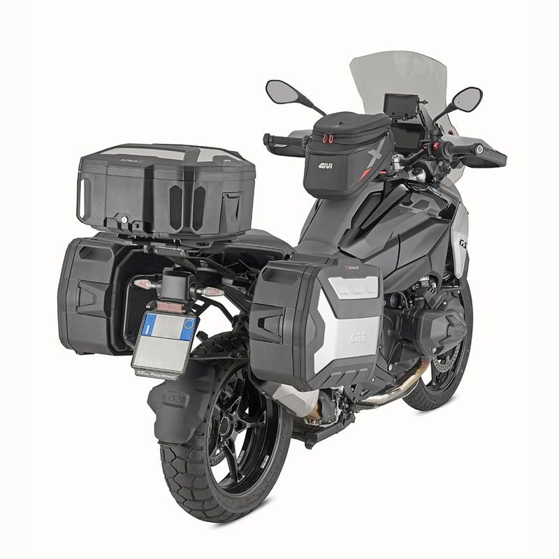 XP01 XSpace Monokey Side/Top Case 27-36L Black/Aluminum - Driven Powersports