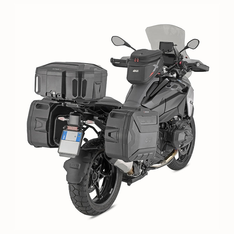 XP01 XSpace Monokey Side/Top Case 27-36L Black/Black - Driven Powersports