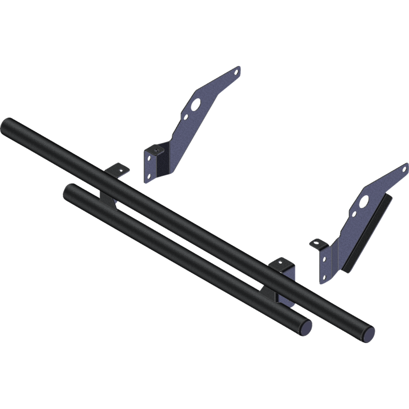 KFI PRODUCTS REAR BUMPER - - HONDA (101935) Black Front - Driven Powersports