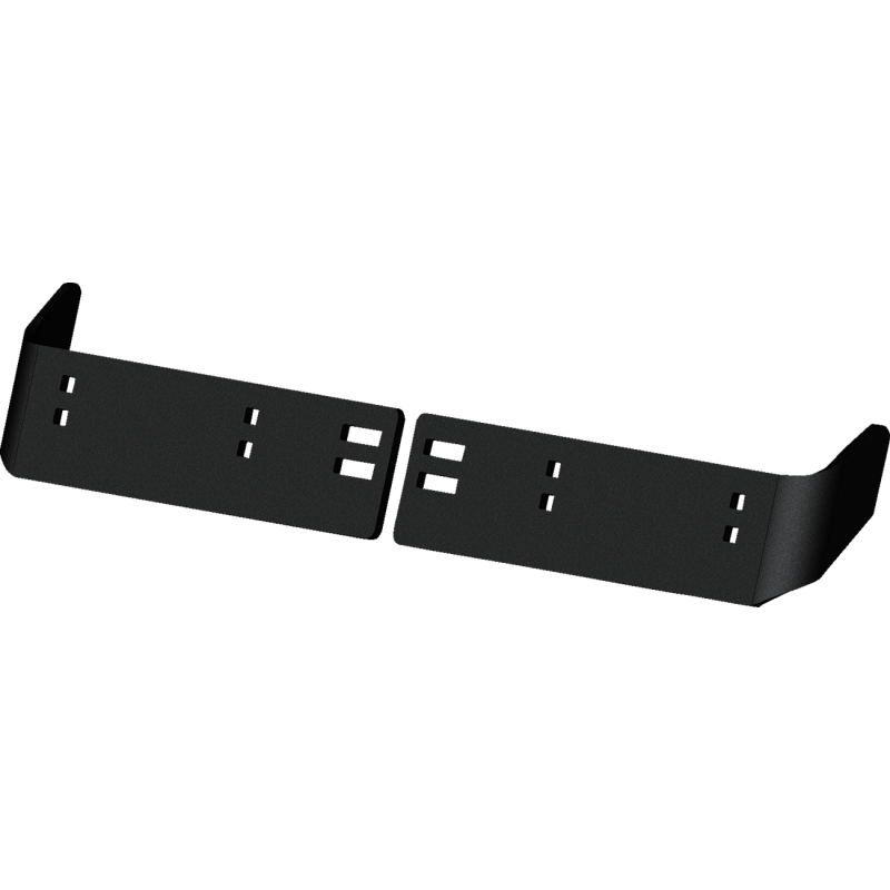 KFI PRODUCTS PLOW CURB GUARDS Black Front - Driven Powersports