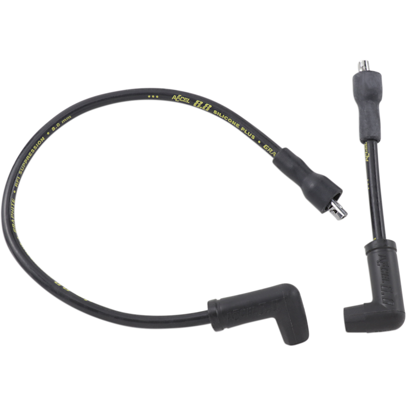 ACCEL 84-90 FXST/91-98FXD 8.8 WIRE SET Black Front - Driven Powersports