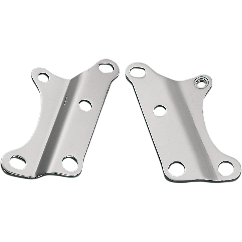 DRAG SPECIALTIES 84-03 MOTOR MOUNT PLATES CHROME (PR) Front - Driven Powersports