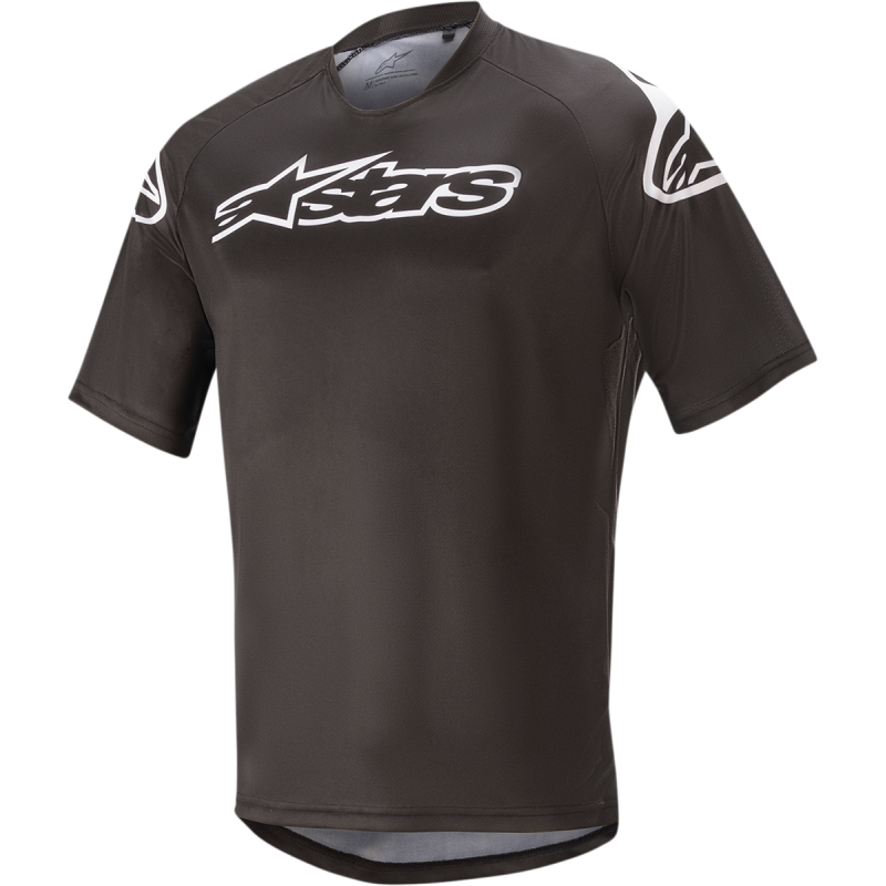 THOR JERSEY RACER V2 Black/White Front - Driven Powersports