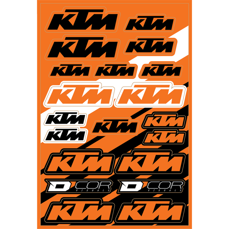 D'COR VISUALS DECAL SHEET KTM COR2 Front - Driven Powersports