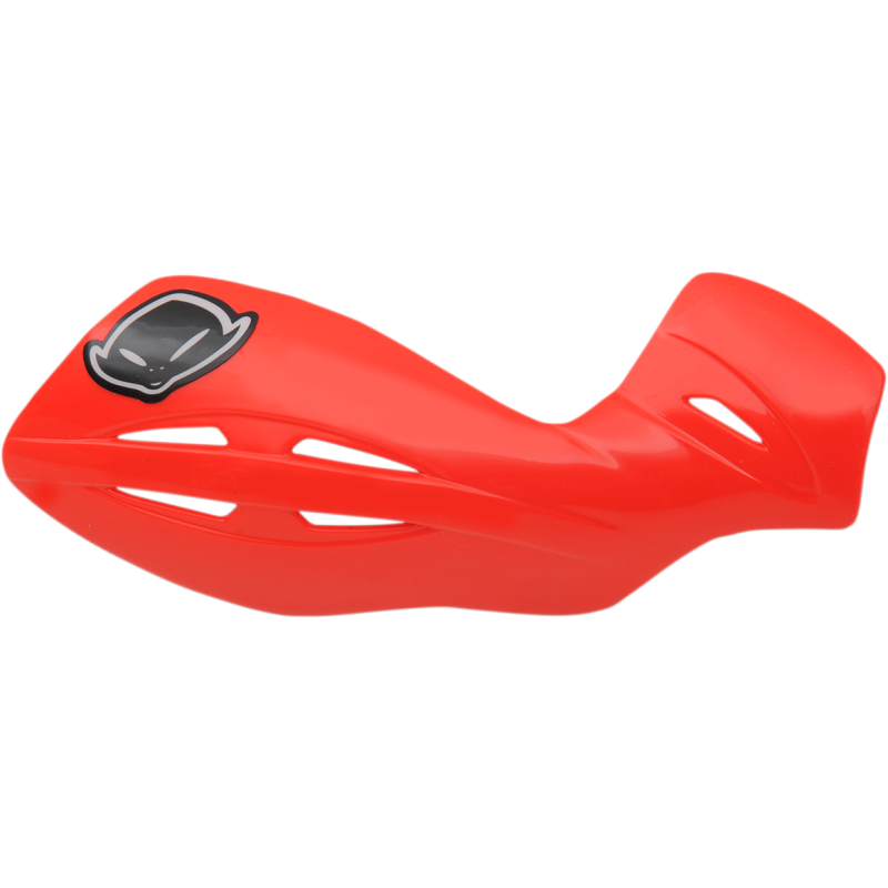 UFO GRAVITY HANDGUARD W/ STD MOUNT 00RED Cream 3/4 Front - Driven Powersports