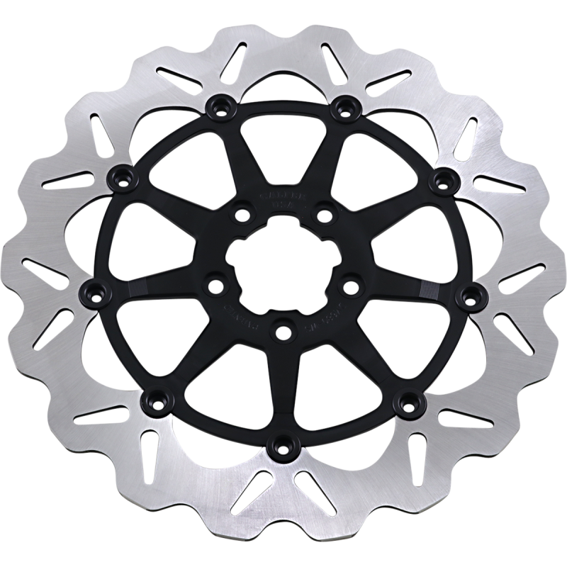 GALFER ROTOR 13" WAVE Flat Black Front - Driven Powersports