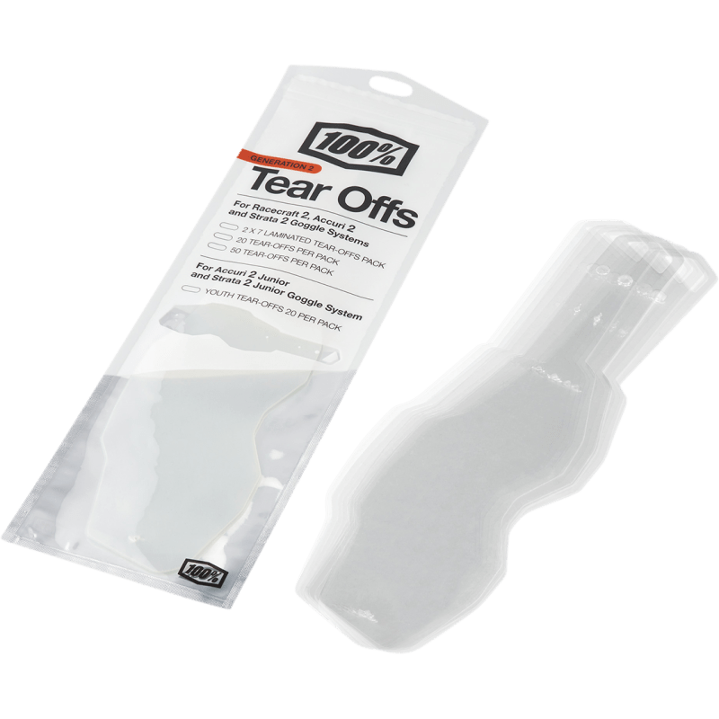 100% AC2/ST2 YOUTH STANDARD TEAR - OFFS 20PK (59108 - 00001) - DRIVEN Canada's Powersports 19626100253959108 - 00001