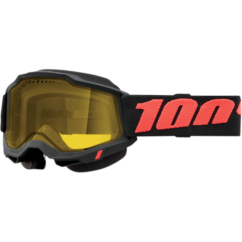 100% ACCURI 2 SNOWMOBILE GOGGLE BOREGO YELLOW LENS (50021 - 00006) - DRIVEN Canada's Powersports 19626100093150021 - 00006