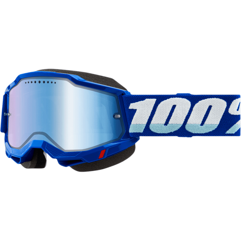 100% ACCURI 2 SNOWMOBILE GOGGLE MIRROR BLUE LENS - DRIVEN Canada's Powersports 19626100099350022 - 00002
