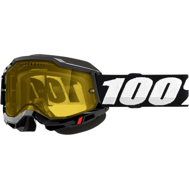 100% ACCURI 2 SNOWMOBILE GOGGLE YELLOW VENTED DUAL LENS - DRIVEN Canada's Powersports 19626100091750021 - 00001