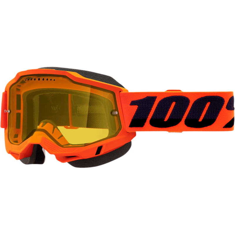 100% ACCURI 2 SNOWMOBILE GOGGLE YELLOW VENTED DUAL LENS - DRIVEN Canada's Powersports 19626100096250021 - 00004
