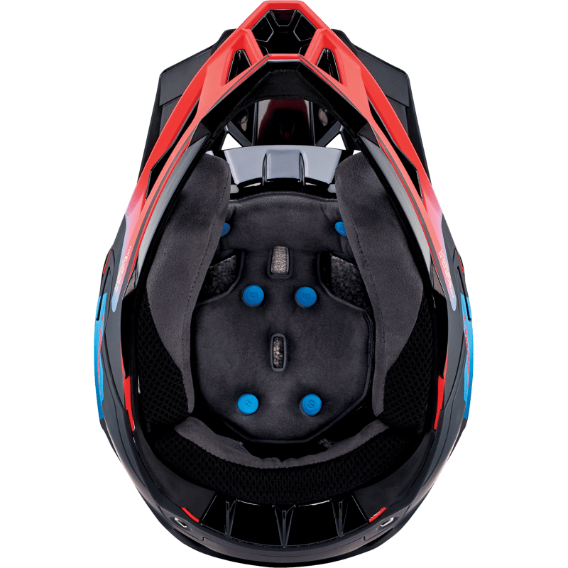 100% AIRCRAFT 2 HELMET CARBON STEEL BLUE/NEON - DRIVEN Canada's Powersports 80002 - 00013