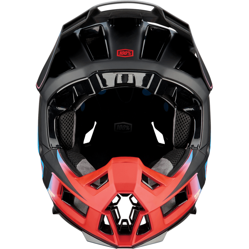 100% AIRCRAFT 2 HELMET CARBON STEEL BLUE/NEON - DRIVEN Canada's Powersports 80002 - 00013