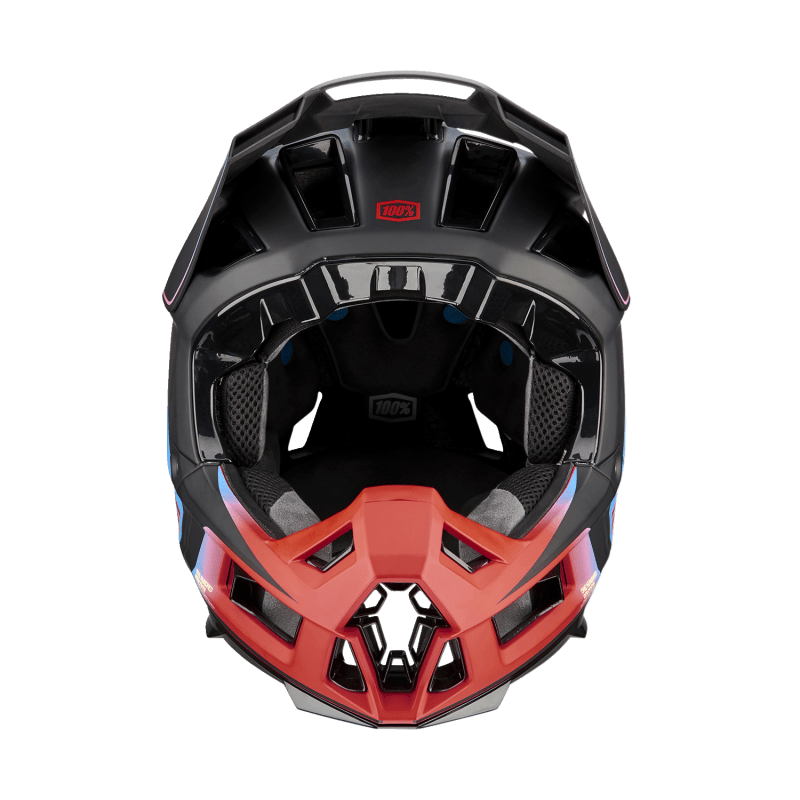 100% AIRCRAFT 2 HELMET CARBON STEEL BLUE/NEON - DRIVEN Canada's Powersports 80002 - 00013