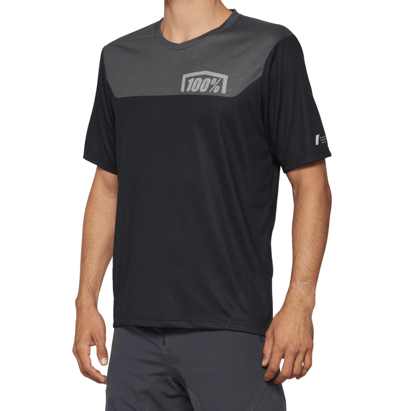 100% AIRMATIC SHORT SLEEVE JERSEY GREY/MIDNIGHT - DRIVEN Canada's Powersports 84126918956940014 - 00015