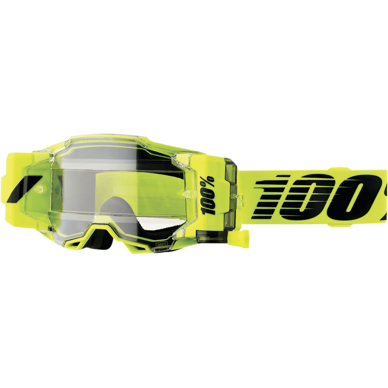 100% ARMEGA FORECAST GOGGLE NUCLEAR CITRUS CLEAR LENS (50006 - 00002) - DRIVEN Canada's Powersports 19626100135850006 - 00002