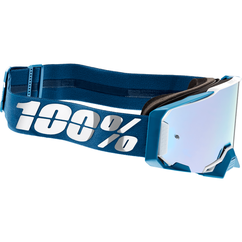 100% ARMEGA GOGGLE ALBAR FLASH SILVER LENS (50005 - 00005) - DRIVEN Canada's Powersports 19626100120450005 - 00005
