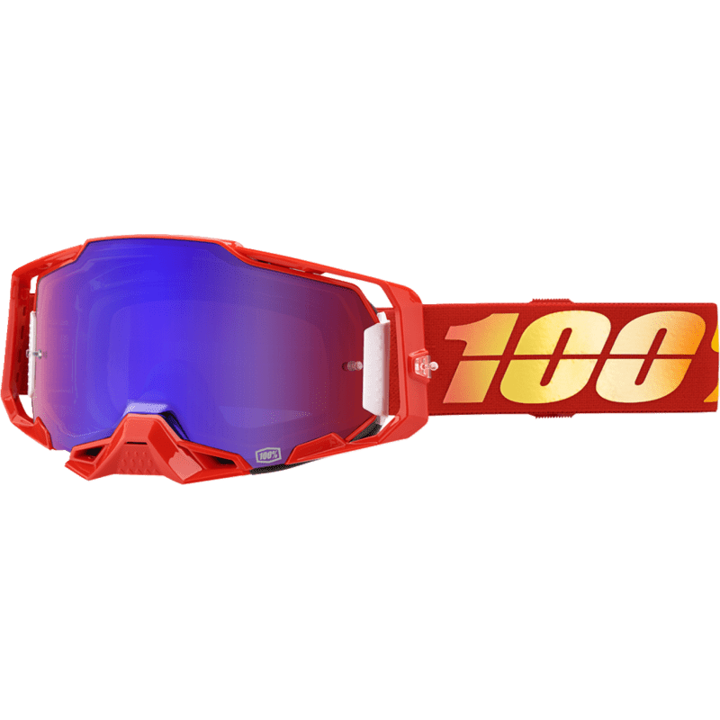 100% ARMEGA GOGGLE NUKETOWN MIRROR RED/BLUE LENS (50005 - 00020) - DRIVEN Canada's Powersports 19626102292650005 - 00020