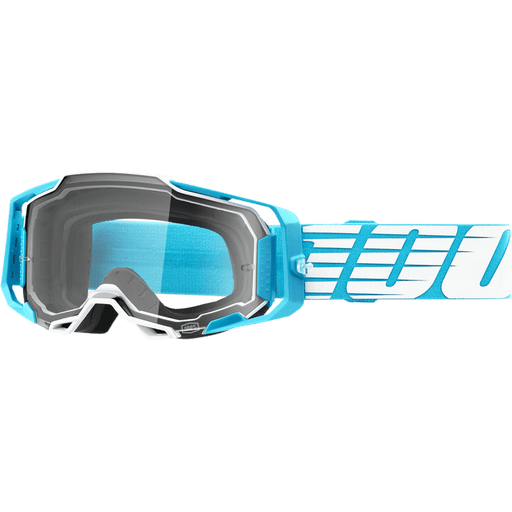 100% ARMEGA GOGGLE OVERSIZED SKY - CLEAR LENS - Driven Powersports Inc.19626100116750004-00010