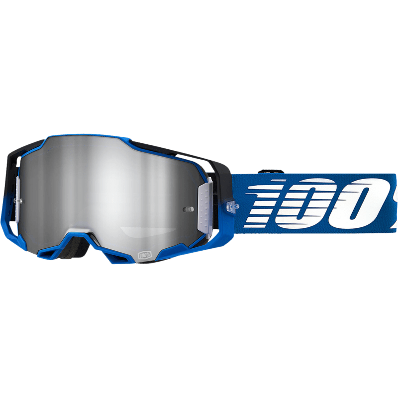 100% ARMEGA GOGGLE ROCKCHUCK FLASH SILVER LENS (50005 - 00011) - DRIVEN Canada's Powersports 19626100131050005 - 00011