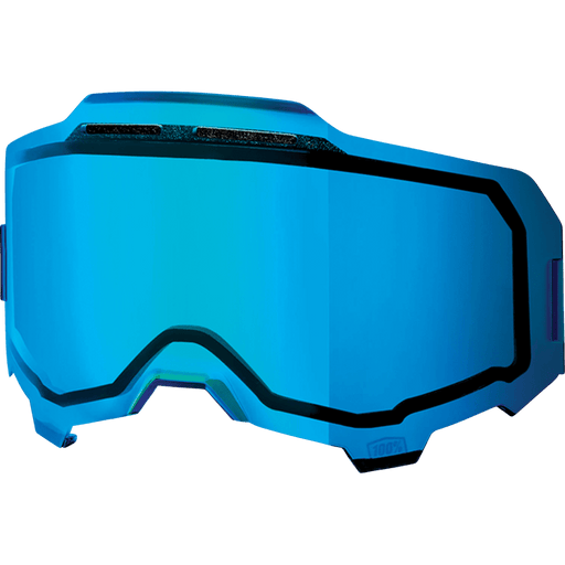100% ARMEGA - INJECTED DUAL PANE VENTED MIRROR BLUE LENS - Driven Powersports Inc.19626100262159053-00001