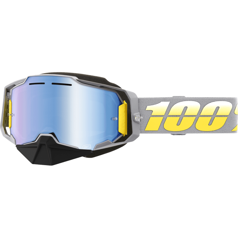 100% ARMEGA SNOWMOBILE GOGGLE COMPLEX MIRROR BLUE LENS (50008 - 00005) - DRIVEN Canada's Powersports 19626100143350008 - 00005