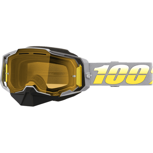 100% ARMEGA SNOWMOBILE GOGGLE COMPLEX - YELLOW LENS - Driven Powersports Inc.19626100137250007-00005