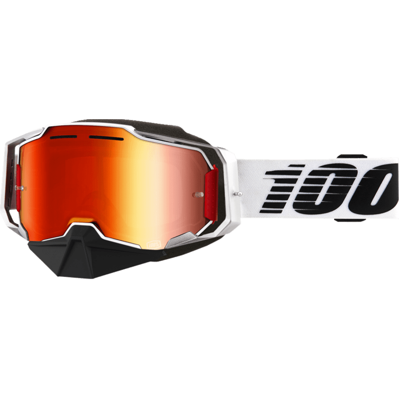 100% ARMEGA SNOWMOBILE GOGGLE LIGHTSABER MIRROR RED LENS (50008 - 00002) - DRIVEN Canada's Powersports 19626100144050008 - 00002