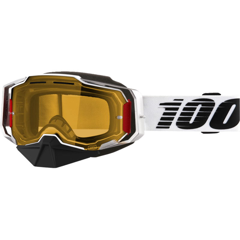 100% ARMEGA SNOWMOBILE GOGGLE LIGHTSABER YELLOW LENS (50007 - 00002) - DRIVEN Canada's Powersports 19626100138950007 - 00002