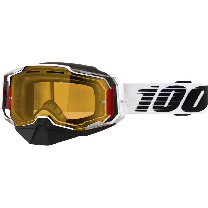 100% ARMEGA SNOWMOBILE GOGGLE LIGHTSABER YELLOW LENS (50007 - 00002) - DRIVEN Canada's Powersports 19626100138950007 - 00002