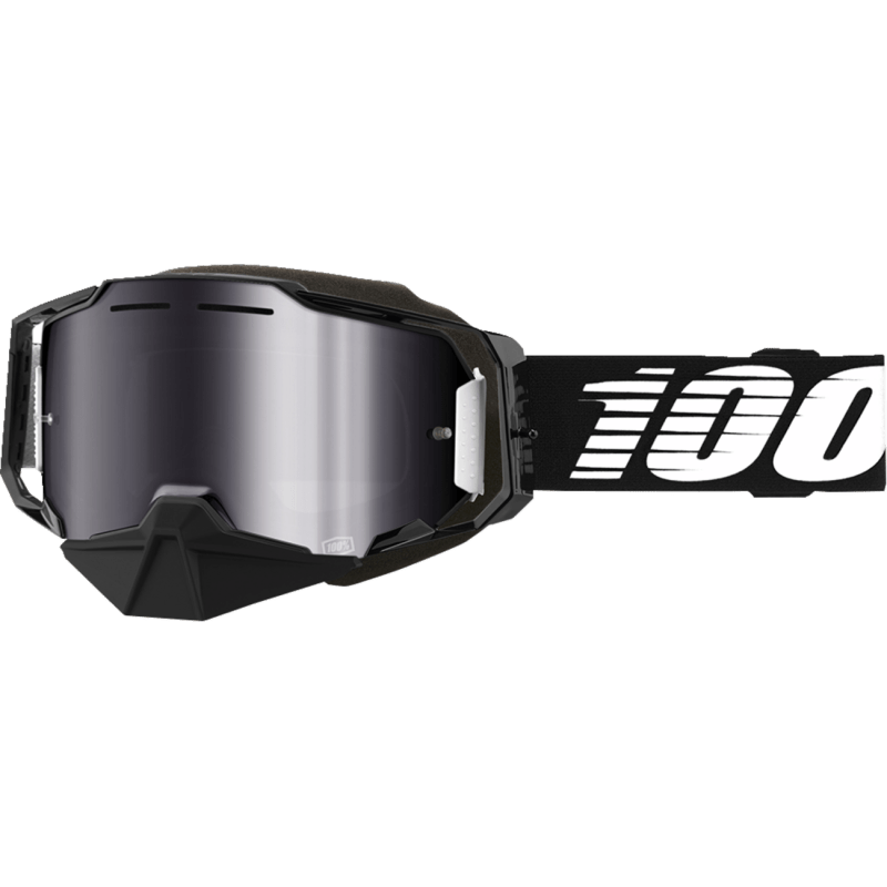 100% ARMEGA SNOWMOBILE GOGGLE MIRROR SILVER FLASH LENS - DRIVEN Canada's Powersports 19626100142650008 - 00001
