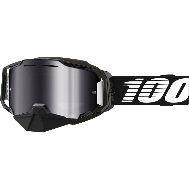 100% ARMEGA SNOWMOBILE GOGGLE MIRROR SILVER FLASH LENS - DRIVEN Canada's Powersports 19626100142650008 - 00001