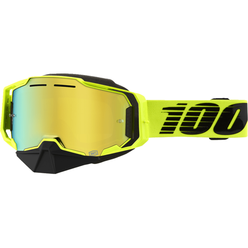 100% ARMEGA SNOWMOBILE GOGGLE NUCLEAR CITRUS MIRROR GOLD LENS (50008 - 00003) - DRIVEN Canada's Powersports 19626100145750008 - 00003