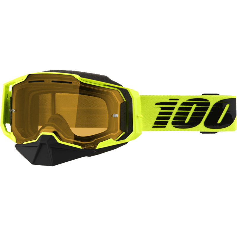 100% ARMEGA SNOWMOBILE GOGGLE NUCLEAR CITRUS YELLOW LENS (50007 - 00003) - DRIVEN Canada's Powersports 19626100139650007 - 00003