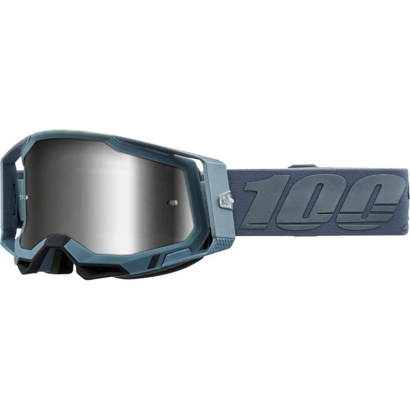 100% RACECRAFT 2 GOGGLE BATTLESHIP MIRROR SILVER LENS (50010 - 00017) - DRIVEN Canada's Powersports 19626102304650010 - 00017