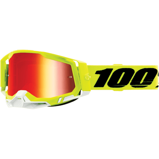 100% RACECRAFT 2 GOGGLE - MIRROR RED LENS - Driven Powersports Inc.19626100177850010-00004