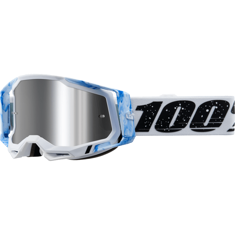 100% RACECRAFT 2 GOGGLE MIXOS MIRROR SILVER FLASH LENS (50010 - 00020) - DRIVEN Canada's Powersports 19626102308450010 - 00020