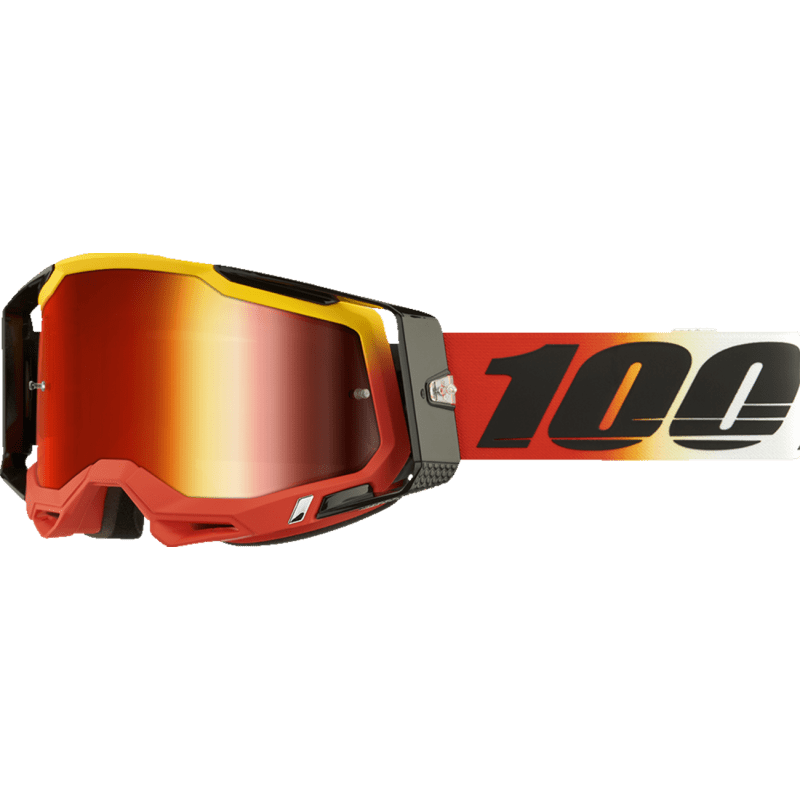 100% RACECRAFT 2 GOGGLE OGUSTO MIRROR RED LENS (50010 - 00024) - DRIVEN Canada's Powersports 19626103721050010 - 00024