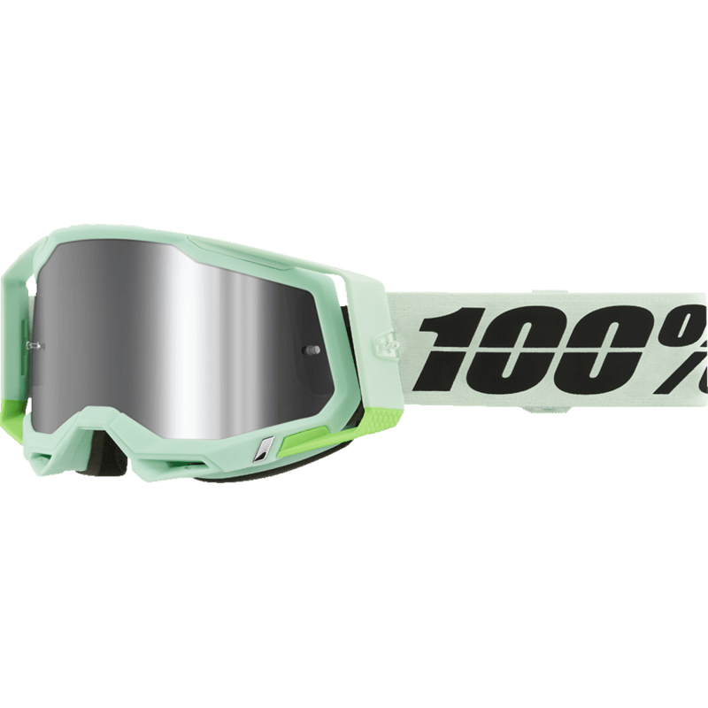 100% RACECRAFT 2 GOGGLE PALOMAR MIRROR SILVER FLASH LENS (50010 - 00025) - DRIVEN Canada's Powersports 19626103722750010 - 00025